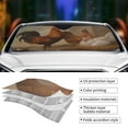 thumbnail image 4 of Kdxio Oil Painting Chicken And Duck Print Front Windshield Sun Shade,Folding Auto Sunshade for Car Truck SUV-Small, 4 of 7