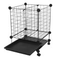 thumbnail image 1 of ADDHAT Rack Organizador De Móvil Con Antigoteo Contemporáneo Para Entradas Negras, 1 of 8