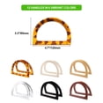 thumbnail image 4 of Juego de asas para bolsas YINARONG, 12 piezas, en forma de D, multicolor, 4 of 5