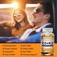 thumbnail image 7 of (2 Pack)Secret de peau Capsules D3 + K2 Vitamin Supplement,Supports Immune System,Heart,Bones,120 Ct, 7 of 7