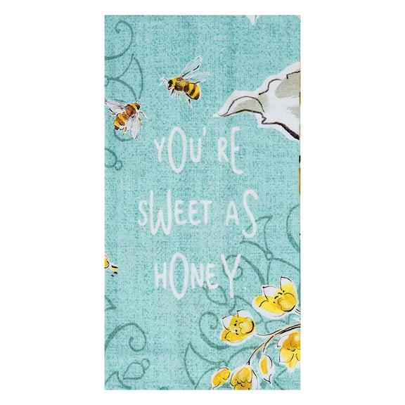 Sweet As Honey Home Printed 100% Cotton Flour Sack Dishtowel