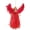 Red, variant on Ngheia 7.5-inch Christmas Tree Topper, Mini Fairy Angel