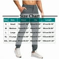 thumbnail image 5 of Muscularfit Beige Golf Pants for Men Sport Pants Cuffed High Waisted Joggers Ankle Loose Fishing Pants for Men,S, 5 of 5