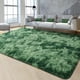thumbnail image 2 of Alfombra FlyDoit de peluche verde teñido con corbata, 152 x 24 cm, 2 of 9