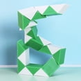 thumbnail image 3 of Kuymtek Mágica 24 Cuñas Magic Snake Twist Puzzles para (verde), 3 of 9