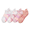 Pink / Pink, variant on Women's Heel Shield Socks, Absolute Comfort, 4-Pack, Size 5-9