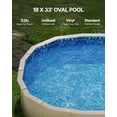 thumbnail image 6 of VEVOR 18-Foot-by-33-Foot Oval Pool Liner for Unibead Above Ground Swimming Pools, Standard Gauge, 52inch Wall Height, 6 of 9