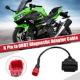 thumbnail image 2 of Cable adaptador OBD2 de repuesto para Guzzi, Kawasaki, Suzuki, conector adaptador de Cable OBD de 6 pines, 2 of 7