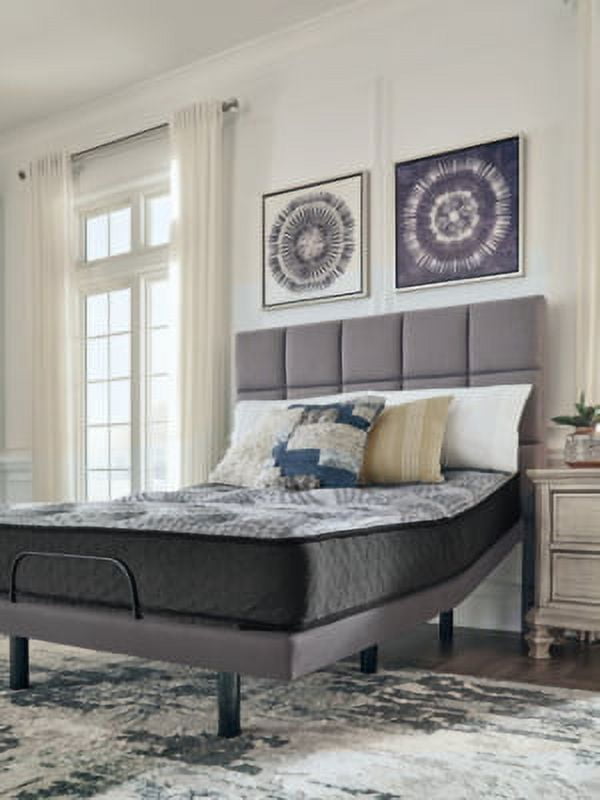 Signature Design by Ashley  Comfort Plus Twin Mattress, Gray