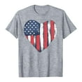 thumbnail image 6 of Graphic Printed T-Shirts for Women Casual Cotton Tees Comfy Streetwear Crewneck Short Sleeve Summer Tops Grey,3XL, 6 of 6