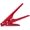Red, variant on Zip Tie Tool and Tensioning and Cutting Tool for Plastic Nylon Cable Tie or Fasteners up to 0.37 Inches