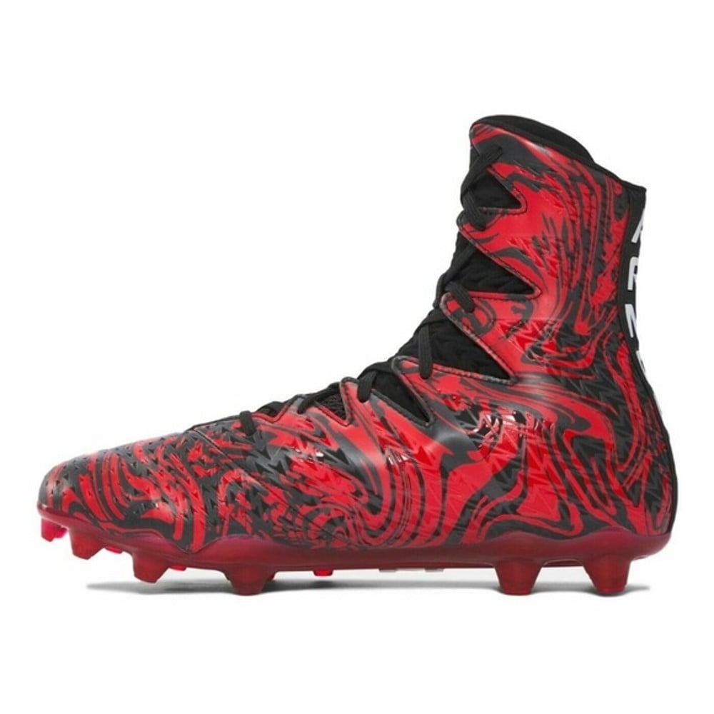 Under Armour UA Highlight LUX MC Football Cleats Size 12 Red/Black 1297953 061 