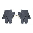 thumbnail image 3 of Child Size Kids Panda Bear Rimless Fun Party Shade Sunglasses Gold Black, 3 of 4