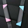 thumbnail image 3 of Lifetechs 2Pcs Car Seat Belt Cover Carbon Fiber Safety Belt Shoulder Guards Breathable Safety Harness Pad for Protecting Neck Shoulder, 3 of 8