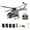 Gray / 4 Battery, variant on RC ERA C186S BO105 1/48 Scale 6CH RC Helicopter 6 Axis Gyro Brushless Motor Flybarless Aircraft with Optical Flow Positioning and Upgraded Transmitter RTF for Beginner( Gray / 1 Battery )