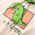 thumbnail image 5 of jsaierl Women's Dinosaur Sweatshirt Long Sleeve Splice Tops Cartoon Cute Hoodies Womens Teens Animal Cute Dinosaur Hooded, 5 of 8