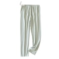 thumbnail image 1 of Pantalon de Maternité pour Femmes Confortable à Taille Ajustable Post-Partum Grossesse à Porter Hiver Printemps Automne Bas de Pyjama à la Maison, 1 of 3