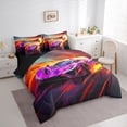 thumbnail image 3 of Castle Fairy Sport Car Twin Bedding Sets for Adults,Speed Race Car Bedding Comforter Set, 3 of 8