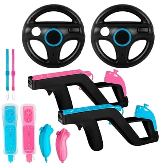 LUXMO Wii Remote Controller Motion Plus, Nunchuck, Vibration