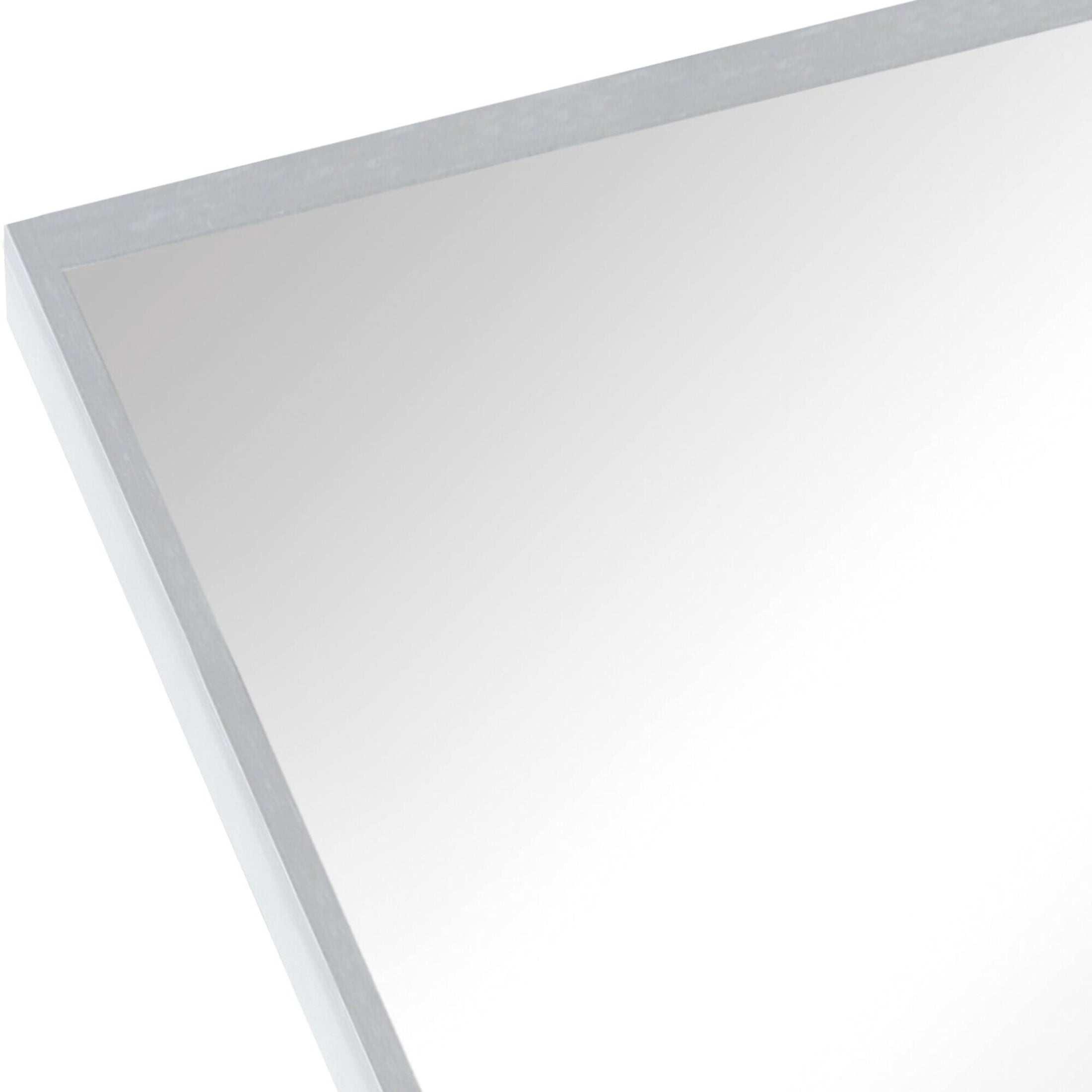 Noble House 20"x30" Arched Metal Wall Mirror, Vanity Mirror for Bathroom, Bedroom & Living Room, Silver