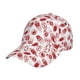 thumbnail image 1 of Fotbe Red Football Gorro Clásico de Béisbol, Gorra Ajustable con Broche Snapback, Gorro de Exterior de Algodón Suave, 1 of 6