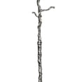 thumbnail image 2 of 71 Inch Modern Aluminum Coat Stand, Branch Accent, Perched Bird, Silver, 2 of 3