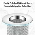 thumbnail image 3 of TOP-MAX 2PCS Stainless Steel Drain Pipe Filter Stainless Steel Kitchen Sink Drainage Strainer Bathroom Sink Drain Strainer (Short Model), 3 of 8