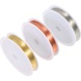 thumbnail image 3 of 3 Rolls Of Professional Craft Metal Wires Multi-function Beads Wires Convenient Jewelry Wires, 3 of 8
