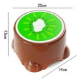 thumbnail image 2 of Coofit Plastic Stool Lightweight Cute Fruit Pattern Mini Stool Step Stool for Kids, 2 of 10