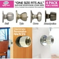 thumbnail image 5 of Enjoy Cover - Silicone Door knob Grips Nonslip Arthritis & Senior Living Aids Fits All Door Knob Universal Size 4 Pack Pink Camo, 5 of 5