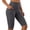 Dark Gray, variant on Women Bike Shorts Yoga Gym Leggings Workout Pants Comfy Solid Color High Waisted Athletic Pants with Pockets