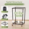 thumbnail image 4 of 150L Laundry Hamper with Wheels, Rolling Laundry Basket with Metal Frame and Removable Bag, Large & Tall Dirty Clothes Hampers for Bedroom Aesthetic, Laundry Room, Bathroom, Dorm-Black, 4 of 8