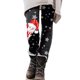 thumbnail image 1 of Gibobby Leggings Deportivos de Yoga Entrenamiento Casual Lindo Dibujos animados Navidad Papá Noel Imprimir Interior Leggings Botas Pantalones (Rojo, S), 1 of 5
