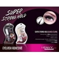 thumbnail image 6 of i-Envy by KISS Super Strong Hold Eyelash Adhesive Waterproof, Long-Lasting Strip Lash Glue, Natural-Looking Allergy & Latex Free with Brush Applicator (Black, 2 Pack), 6 of 7