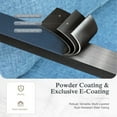 thumbnail image 2 of Sophia & William 4 Seat Patio Conversation Set,Outdoor Metal Furniture Set with Rocking Chairs & Loveseat, Navy Blue, 2 of 9
