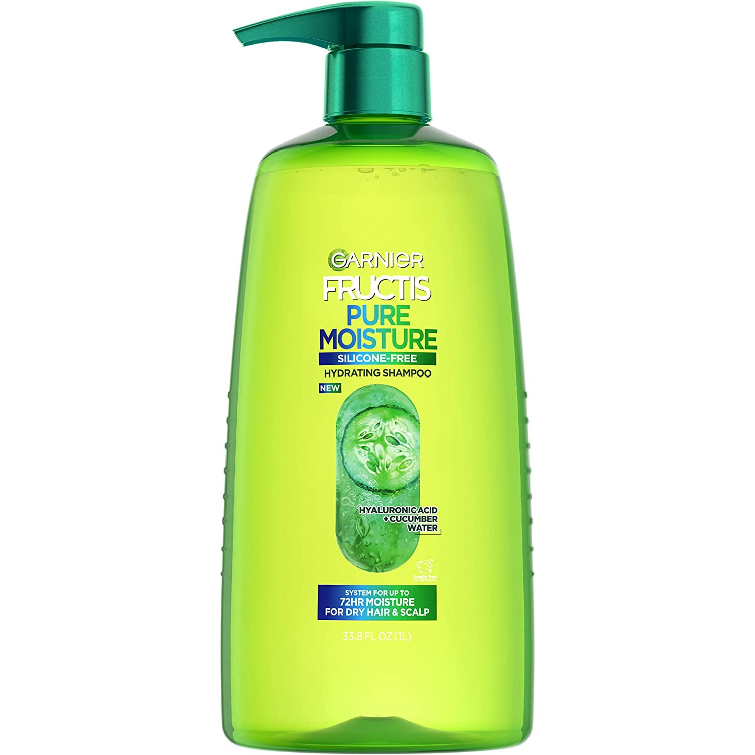 Garnier Fructis Hydrating Shampoo For Dry Hair And Scalp, Paraben-Free, Silicone-Free And Vegan Hair Care, 33.8 Fl Oz - Walmart.com