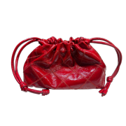Tory Burch Willa Shine E/W - Women's Drawstring Bag (Berry)