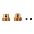 thumbnail image 2 of 2.3mm Shaft Pinion Motor Gear 48DP M0.6 M0.8 for 1/12 1/16 RC Car,16T, 2 of 5