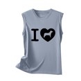 thumbnail image 5 of Verano mujer moda cuello redondo impreso sin mangas casual camisetas sin mangas Fridja gh5120, 5 of 5
