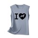 thumbnail image 5 of Verano mujer moda cuello redondo impreso sin mangas casual camisetas sin mangas Fridja gh5120, 5 of 5