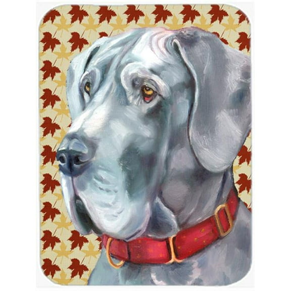 Carolines Treasures  Great Dane Fall Leaves Mouse Pad