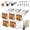 Orange, variant on Vertical Track Roller Wheel, Heavy Duty Door Track Support Wheels with Rubber Caster, Anti-Sag Sliding Door Bottom Rollers, Heavy Duty Mute Caster Wheels for Furniture Door Track Support