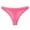 Hot Pink, variant on Women's Plus Size Low-Rise Solid Color Seamless G-String Thongs Breathable Underwear Versatile Bralette Pair Comfy Bras & Brassieres 2025 Trendy Lingerie