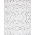 thumbnail image 1 of Unique Loom Tapis en Treillis à Mailles de Matrice 9' x 12' Rectangle Ivoire/gris, 1 of 1