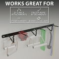 thumbnail image 4 of Synergee Cable Attachment Rack. Wall Mounted Storage Rack. Multi-Use Storage Posts for Exercise Attachments., 4 of 5