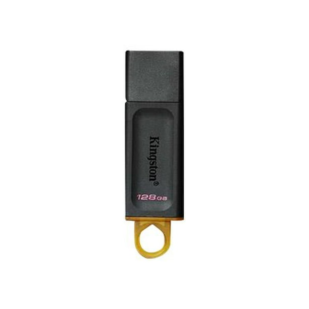 Clé USB 3.2 (Gen 1) Kingston DataTraveler Exodia 128 Go - 128 Go - USB 3.2 (Gen  1) - Noir, Jaune - Garantie 5 ans 