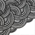 thumbnail image 2 of Lace Ribbon Nylon Material Elegant Style 10 Yards 24cm/9.4in Wide Soft Comfortable Black Sewing Lace Trim for Crafts, 2 of 3