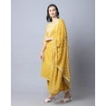 thumbnail image 3 of Rajnandini Women's Pure Cambric Cotton Embroidered Kurta Set With Dupatta (JOPLVL272-XXL_Yellow_XXL), 3 of 5