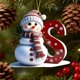 thumbnail image 5 of Adornos navideños personalizados con letras 2025 | Colgante acrílico para decorar el árbol | Adornos navideños personalizables para la decoración del hogar, 5 of 6