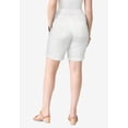 thumbnail image 2 of Roaman's Women's Plus Size 24/7 Stretch Cuffed Short, 2 of 4